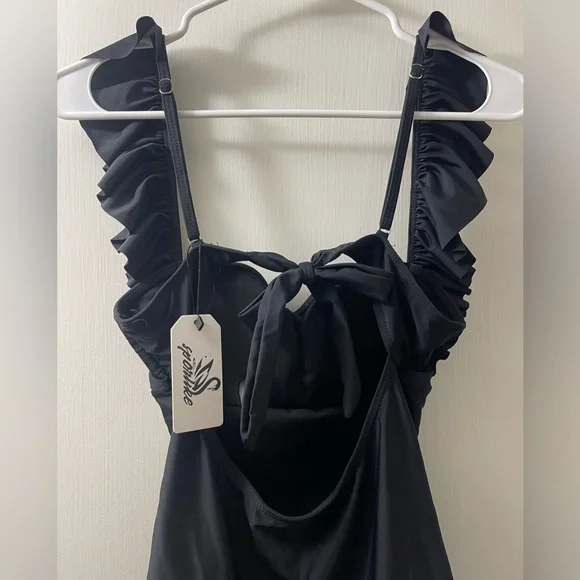 Sporlike Women's Swimsuit With Adjustable Straps Black Size S NWT - Picture 3 of 13